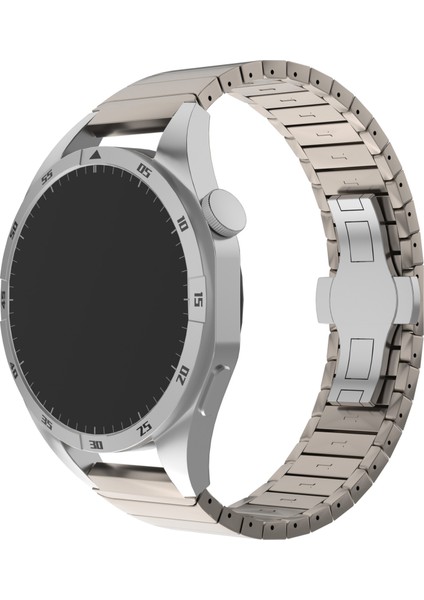 Huawei Watch Gt 4 Pro/gt 3 46MM/SAMSUNG Galaxy Watch3 45MM/GARMIN Vivoactive 4 Tokalı 1 Boncuklu Alaşımlı Saat Kayışı-Titanyum (Yurt Dışından) fırsatları