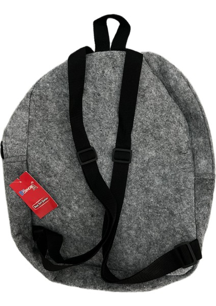 Baskılı Keçe Sırt Çantası Gri fiyatları