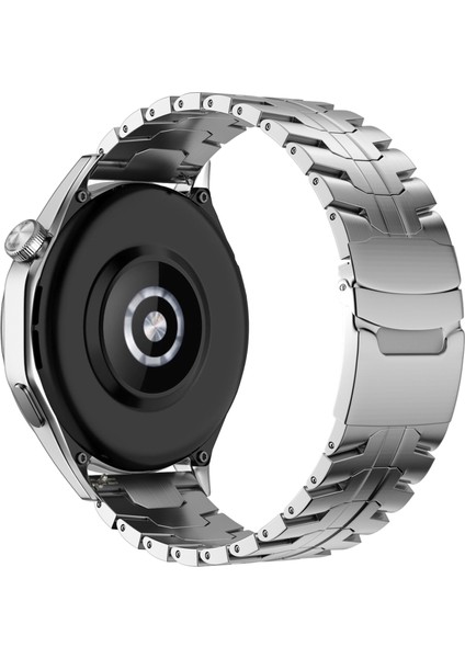 Huawei Watch Gt 4 46MM/WATCH 4/4 Pro/gt/samsung Galaxy Watch3 45MM Titanyum Alaşımlı Kayış 22MM Güvenlik Tokalı Saat Bandı - Gümüş (Yurt Dışından)