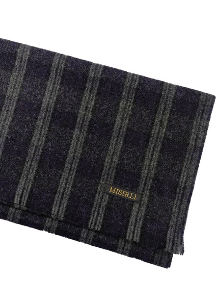 Mısırlı Eşarpları Erkek Yünlü Ekose Kaşkol ( Atkı )