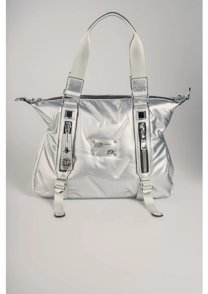 Tiven Gri Cilt Omuz ve Kol Çantası modelleri