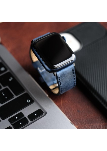 Apple Watch Elit Seri 44-45-46-49(Ultra) Uyumlu Deri Kordon