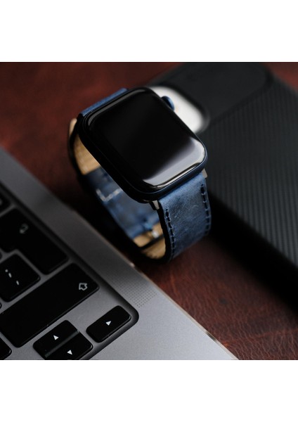Apple Watch Elit Seri 44-45-46-49(Ultra) Uyumlu Deri Kordon fırsatları