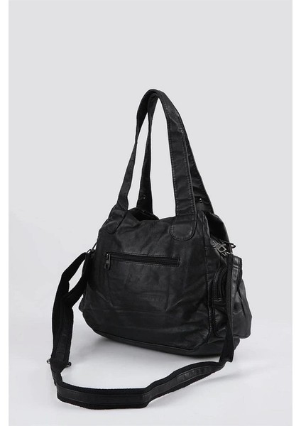 Miver Siyah Cilt Omuz Çantası modelleri