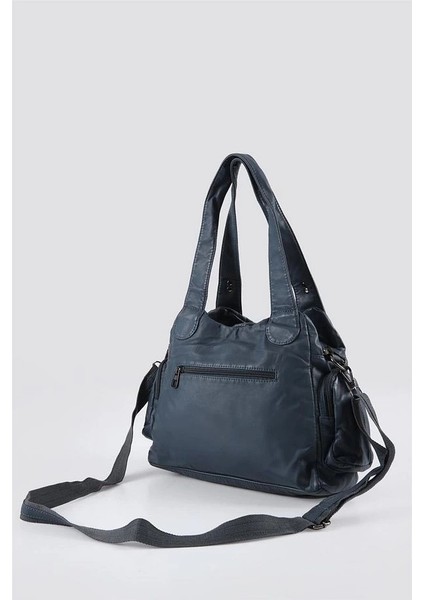 Diwer Mavi Cilt Omuz Çantası modelleri