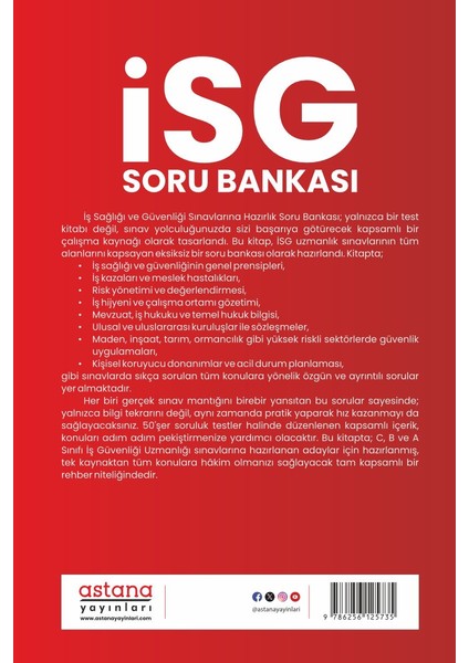 Isg (Iş Sağlığı ve Güvenliği) Sınavlara Hazırlık Soru Bankası fiyatları