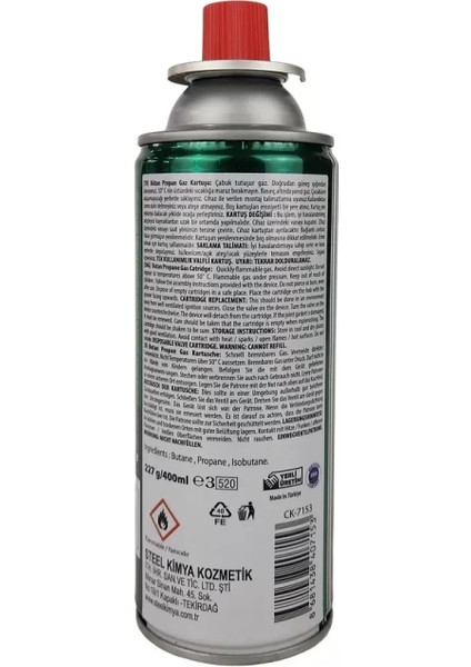 Pürmüz Gaz Yedek 400 ml (4915) modelleri