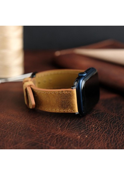 Apple Watch Elit Seri 44-45-46-49(Ultra) Uyumlu Deri Kordon modelleri