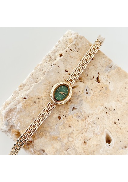 Duero Gold Yeşil Saat