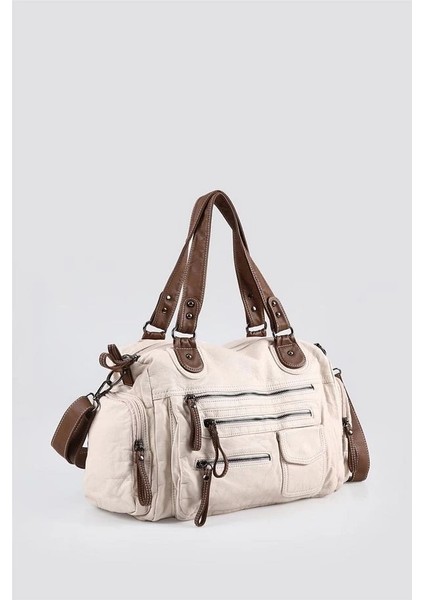 Orten Bej Cilt Omuz Çantası fiyatları