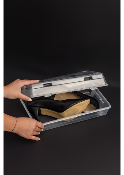 20’li Set Şeffaf Ayakkabı Kutusu Erkek& Bayan– Ayakkabı Saklama Kutusu Düzenleyici Organizer