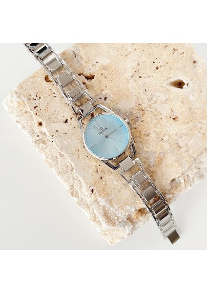 Minho Gümüş Mavi Saat