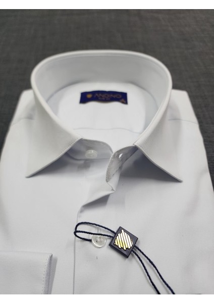 Slimfit Buz Mavi Erkek Gömlek Likralı Dar Kesim Yapısıyla AS052012-03 fiyatları