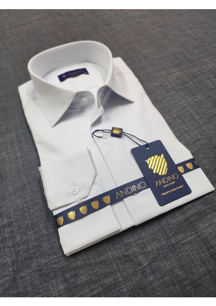 Slimfit Buz Mavi Erkek Gömlek Likralı Dar Kesim Yapısıyla AS052012-03 modelleri