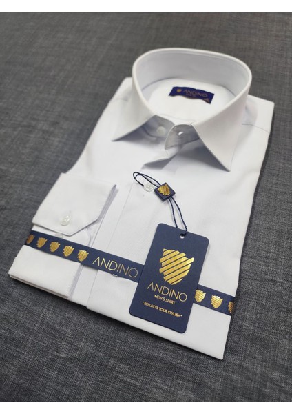 Slimfit Buz Mavi Erkek Gömlek Likralı Dar Kesim Yapısıyla AS052012-03 fırsatları