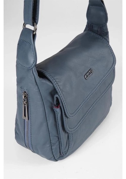 Jelli Mavi Cilt Omuz Çantası modelleri