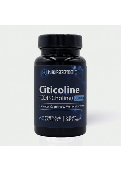 Citicoline Cdp Choline Cognitive Memory 300 Mg 60 Caps