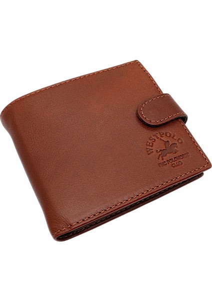 Hakiki Deri Kağıt Para, Bozuk Para ve Bol Kart Bölmeli Patlı Erkek Cüzdanı - Taba fiyatları