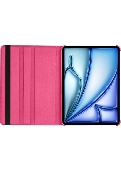 iPad Pro 11 2025 M5 Zore Dönebilen Standlı Kılıf - Mor modelleri