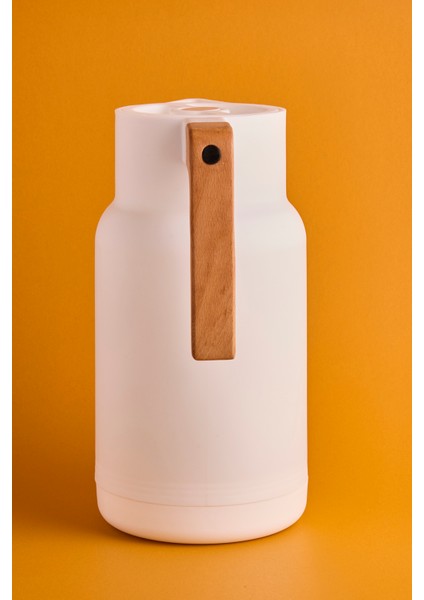 Sakura Nordic Bambu Saplı Cam Vakumlu Termos 1000 ml Beyaz modelleri