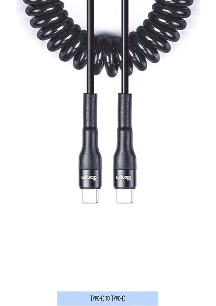Type-C To Type-C Kablo 3A/27W Uzatma Kablosu Hızlı Şar