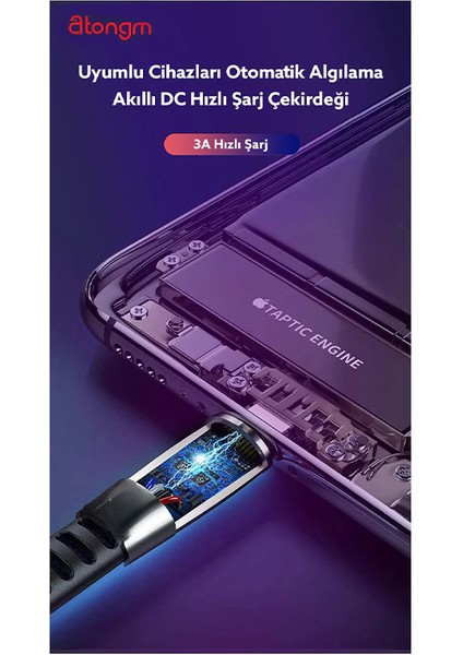 Type-C To Type-C Kablo 3A/27W Uzatma Kablosu Hızlı Şar fırsatları