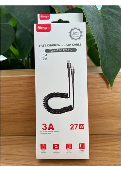 Type-C To Type-C Kablo 3A/27W Uzatma Kablosu Hızlı Şar indirimleri