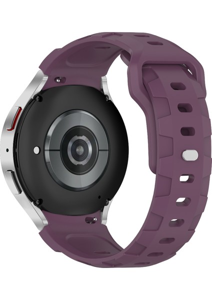 Kalebol Silikon Bant Samsung Galaxy Watch7 44MM/40MM Ayarlanabilir Saat Kayışı - Şarap Kırmızısı (Yurt Dışından)