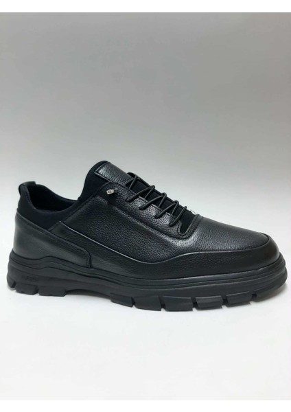 Hakiki Deri Bağcıksız Esnek Günlük Kauçuk Tabanlı Kışlık Erkek Ayakkabı C-8750542BMSA fiyatları