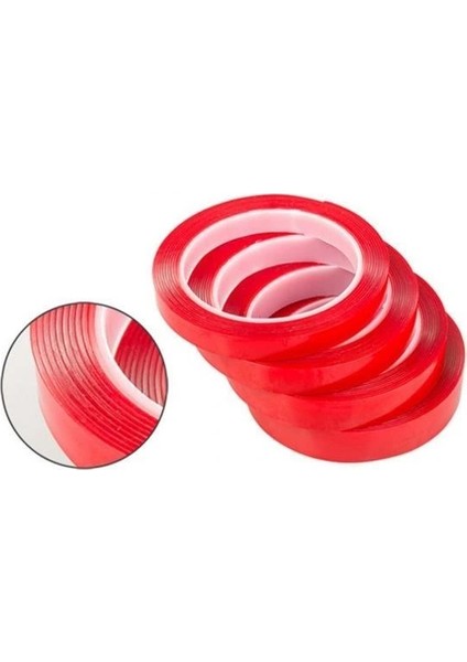 Buffer® 2 Metre Güçlü Yapışkanlı Çift Taraflı Slikon Pratik Şeffaf Bant modelleri