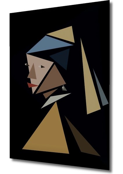 Inci Küpeli Kız Ahşap Mdf Dekoratif Ev/işyeri Duvar Tablo Dikdörtgen Ev/işyeri Duvar Tablo fiyatları