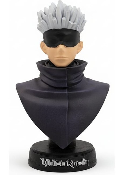 Özel Yapım Anime Jujutsu Kaisen Satoru Gojo 3D Büst Figür