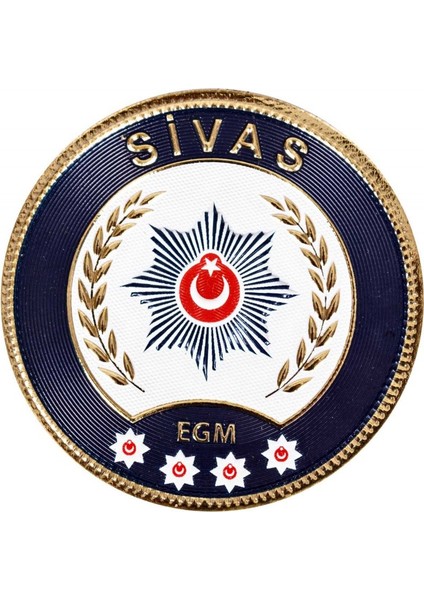 Sivas Polis Kol Arması 3D Plastik Tpu, Yeni Tip, Cırtlı, Standart Ölçü, 1.sınıf Kalite