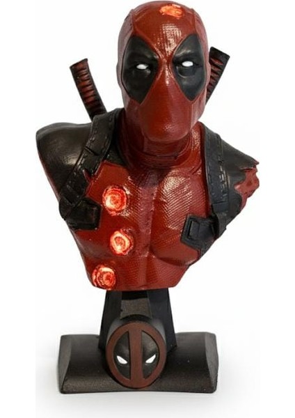 Özel Yapım Deadpool 3D Büst Figür Biblo