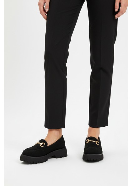 Siyah Süet Kadın Günlük Ayakkabı 572461 Z modelleri