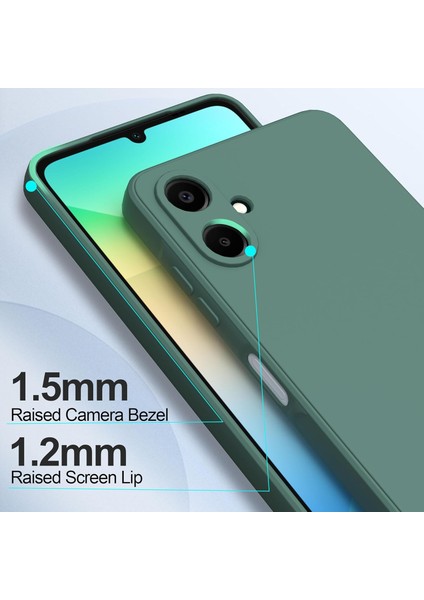 Samsung Galaxy A07 Kılıf Kamera Korumalı Yumuşak Renkli Silikon + 9h Ekran Koruyucu Cam 2in1 Set fırsatları