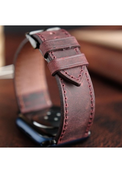 Apple Watch Elit Seri 44-45-46-49(Ultra) Uyumlu Deri Kordon fırsatları