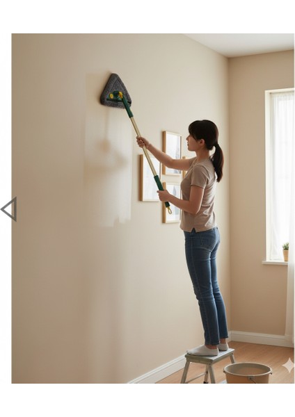 Pratik Islak Mendil Uyumlu Duvar Zemin Temizlik Mopu