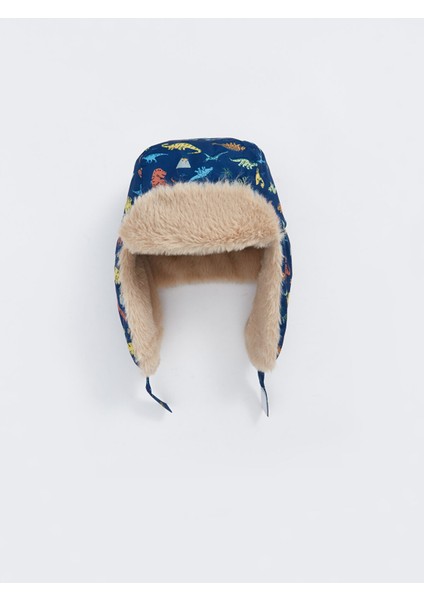 Yeni Sezon Baskılı Erkek Çocuk Kar Şapkası