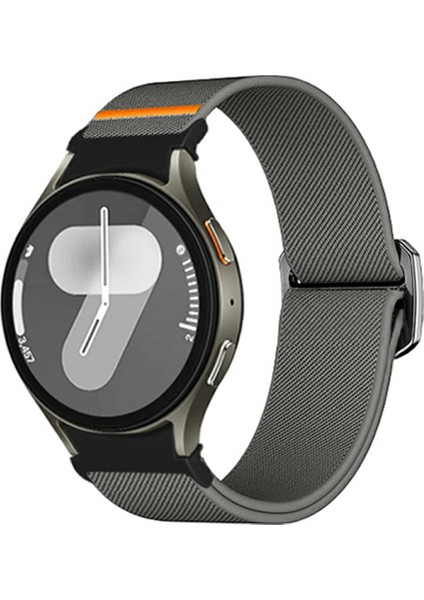 Samsung Galaxy Watch Fe 40MM/WATCH7/WATCH6/WATCH 5/watch4 Için Naylon Kayış - Koyu Gri (Yurt Dışından) fırsatları
