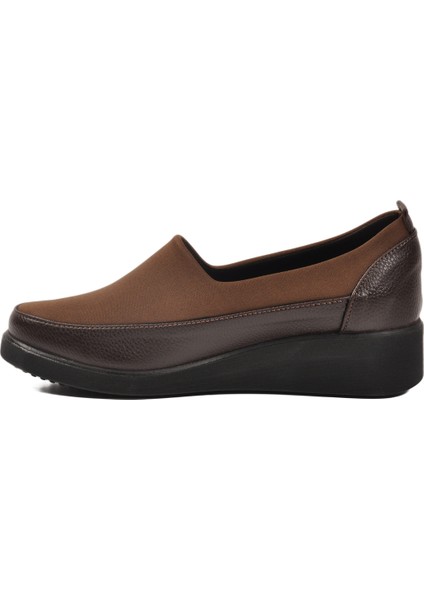 Kahve Floter Tekstil Kadın Günlük Ayakkabı 651586 Z fırsatları
