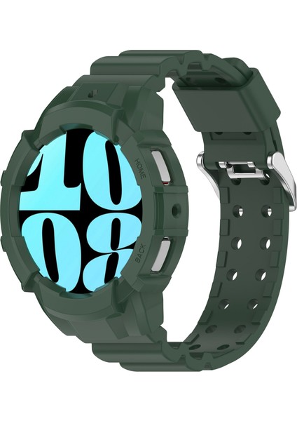 Samsung Galaxy Watch7 40MM Silikon+Tpu Saat Kayışı ve Saat Kılıfı - Yeşil (Yurt Dışından) fiyatları