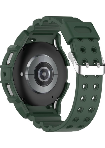 Samsung Galaxy Watch7 40MM Silikon+Tpu Saat Kayışı ve Saat Kılıfı - Yeşil (Yurt Dışından) modelleri