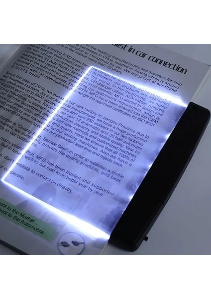 Bakgelal LED Kitap Okuma Işığı – Sayfa Aydınlatmalı Taşınabilir Işık Paneli, Gece Sessiz Okuma Lambası