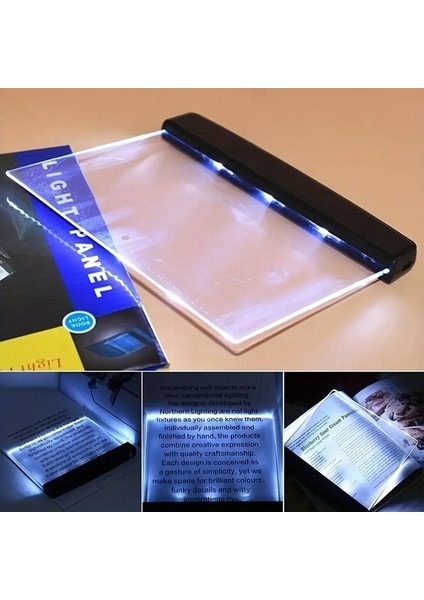 Bakgelal LED Kitap Okuma Işığı – Sayfa Aydınlatmalı Taşınabilir Işık Paneli, Gece Sessiz Okuma Lambası modelleri