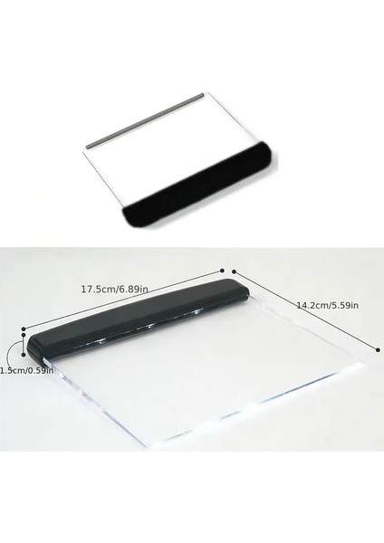 Bakgelal LED Kitap Okuma Işığı – Sayfa Aydınlatmalı Taşınabilir Işık Paneli, Gece Sessiz Okuma Lambası