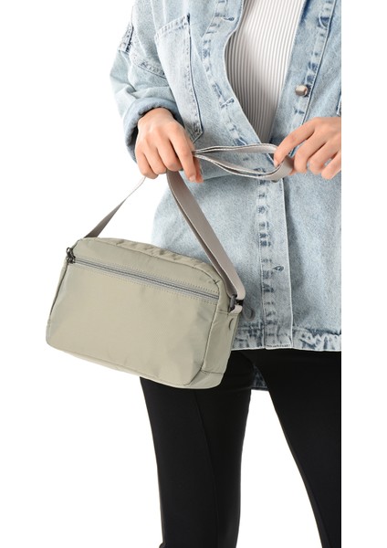 Sanmorris Glc Kadın 3 Gözlü Paraşüt Kumaş Ayarlanabilir Çapraz Askılı Çanta 6003 modelleri