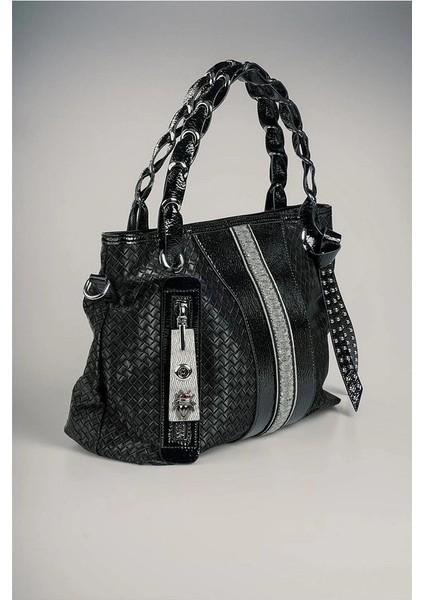 Jaxe Siyah Cilt Omuz Çantası modelleri