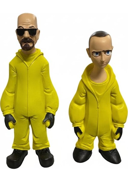 Özel Yapım Breaking Bad Heisenberg & Jesse 3D Figür Seti
