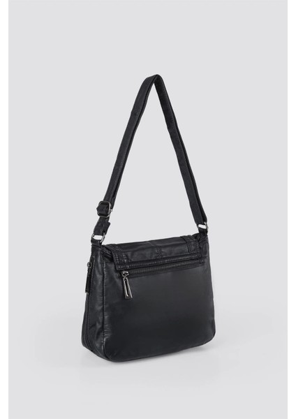 Ziwen Siyah Cilt Omuz Çantası fiyatları